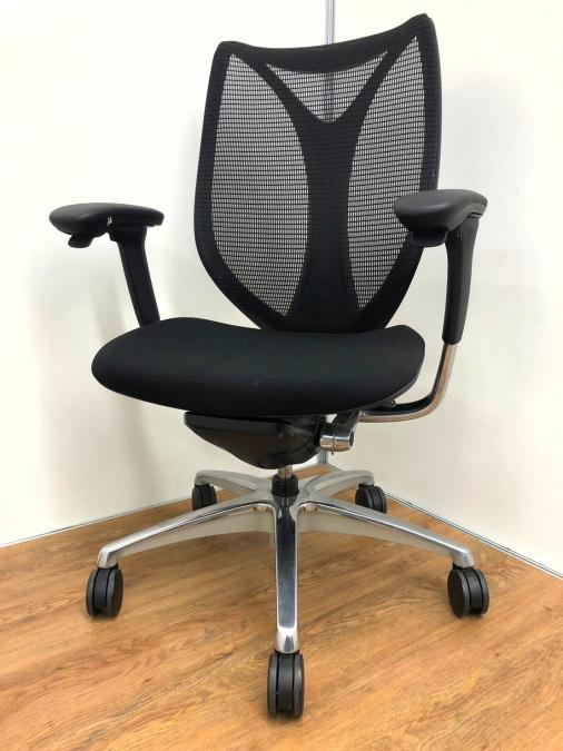【中古】 サブリナ オカムラ/okamura 肘付ハイバックチェア 中古】サブリナ オカムラ/okamura 肘付ハイバックチェア 448206