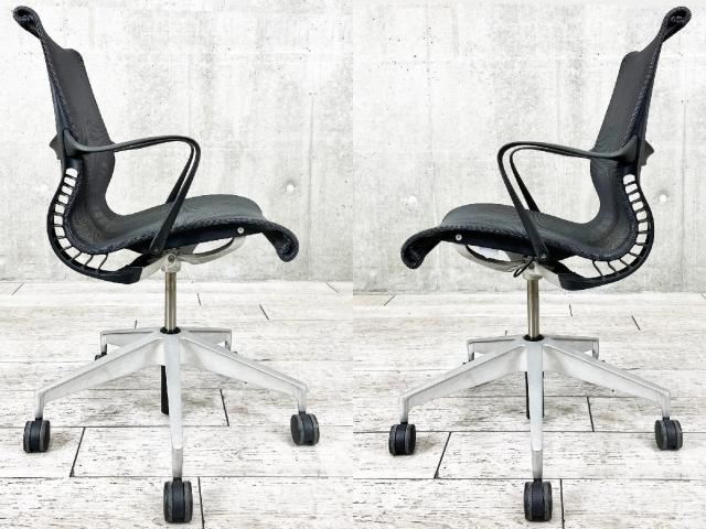 【中古】セトゥーチェア Herman Miller/ハーマンミラー 肘付ローバックチェア 448537