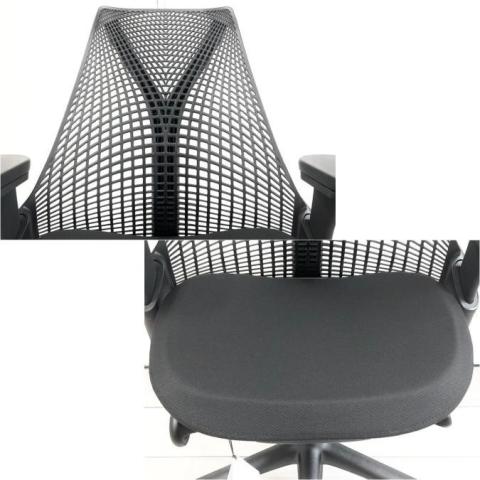 中古】セイルチェア Herman Miller/ハーマンミラー 肘付ハイバック 