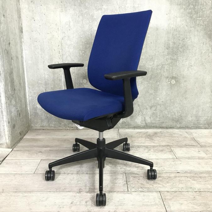 ロットで入荷！納得の座り心地！売れ続けている王道のオフィスチェア！■コクヨ（KOKUYO）　ウィザード（wizard）チェア　ハイバック　■固定肘　■ミディアムブルー
                        ウィザードチェア
                                    中古
            