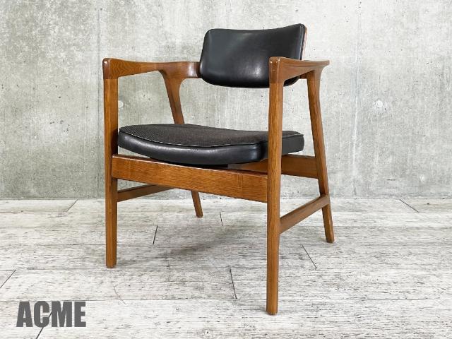 ACME Furniture WARNER ARM CHAIR BLACK オンラインショッピング