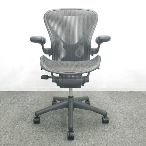 【中古】アーロンチェア（ポスチャー　フル装備） Herman Miller/ハーマンミラー 肘付ハイバックチェア 450135