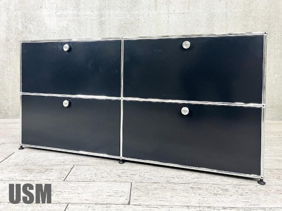 USMハラー　2連2段キャビネット　グラファイトブラック　サイドボード　D350　DDEX
                        USMハラー キャビネット
                                    中古
            
