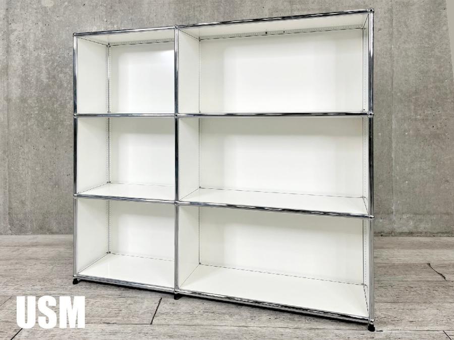 USMハラー　2連3段キャビネット　ピュアホワイト　シェルフ　モジュラーシステム　D250　OPOPOP
                        USMハラー キャビネット
                                    中古
            