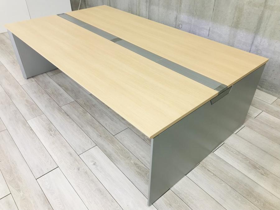 【人気ナチュラル天板！】今流行りのフリーアドレス、大人気のシリーズが入荷です！各色、各サイズございますので、ご相談ください！増設も可能！W2400㎜！【倉庫在庫品】プロユニットフリーウェイ
                        プロユニットフリーウェイ
                                    中古
            