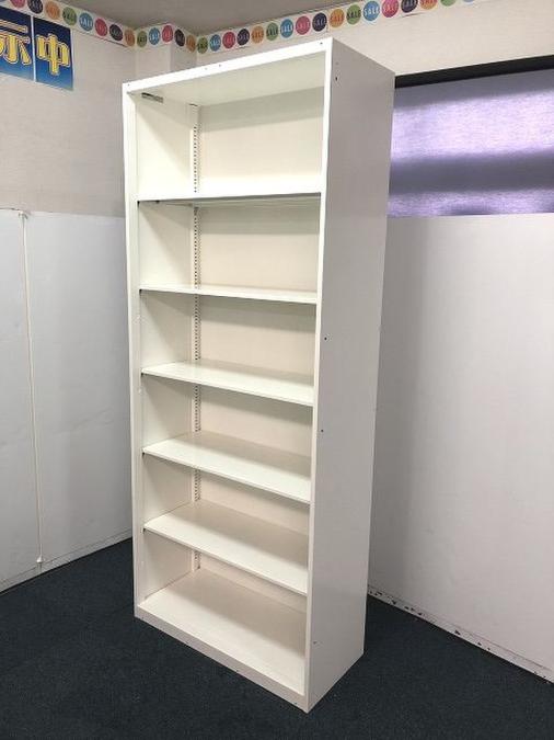 【ロット入荷！】コンパクトな横幅800ｍｍタイプオープン書庫！！頻繁に取り出す書類の整理に抜群です！！
■オカムラ/レクトライン/ホワイト
                        レクトライン
                                    中古
            