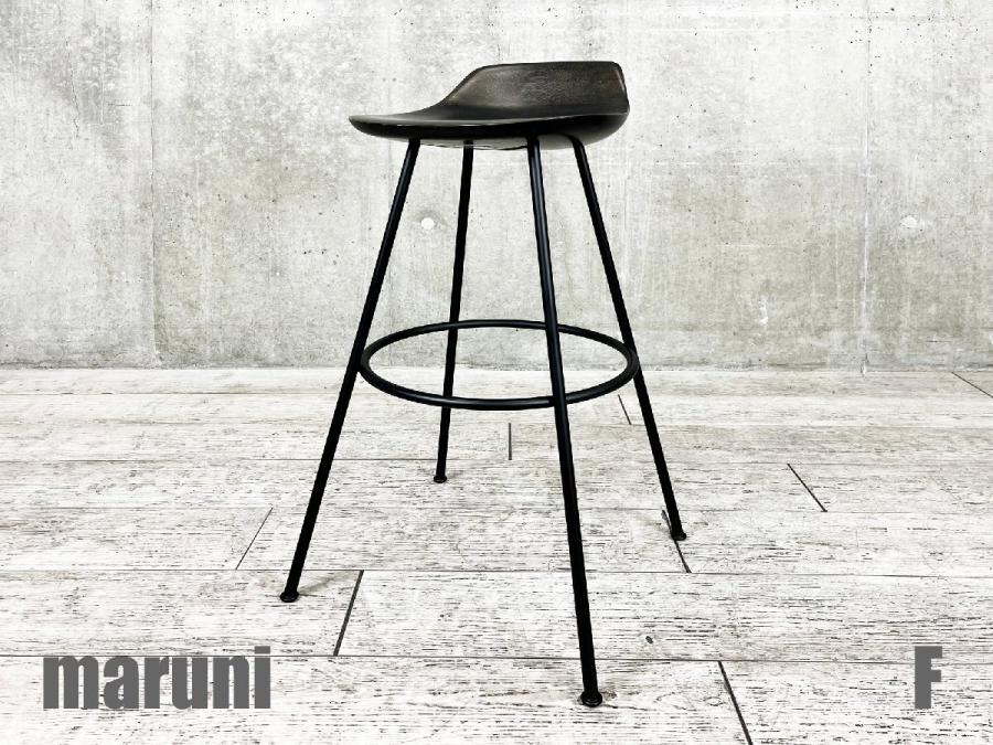 F)MARUNI / マルニ木工　HIROSHIMA / ヒロシマ ハイ スツール　ブラック　深澤直人　カウンターチェア
                        その他シリーズ
                                    中古
            