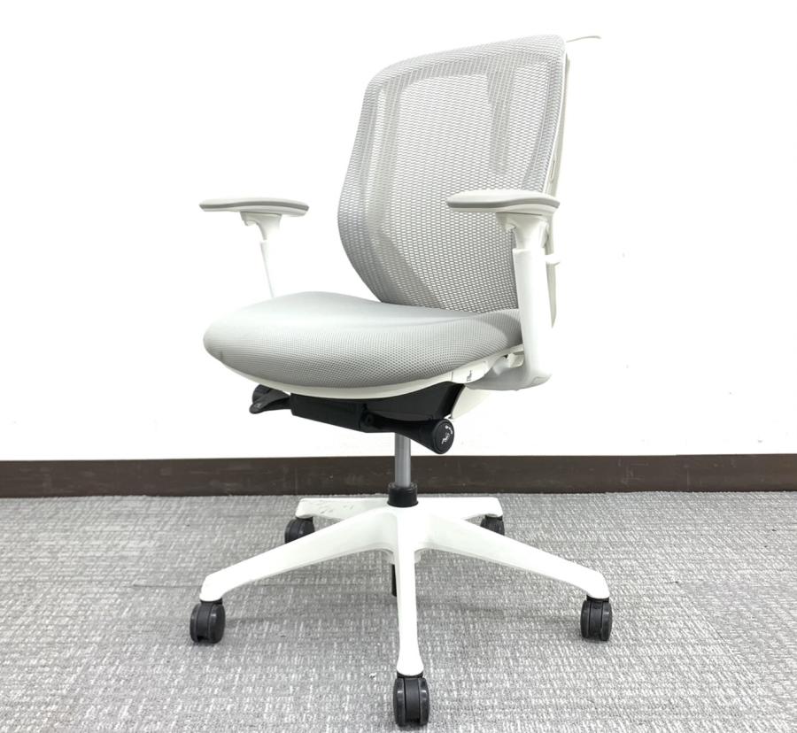 中古】シルフィー C682XW FMR3 オカムラ/okamura 肘付ローバックチェア 
