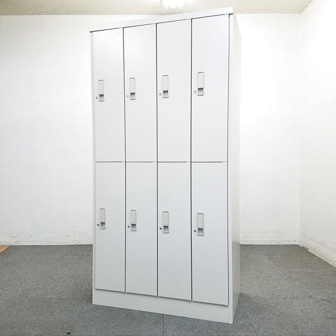 【在庫入替セール品】人気の8人用ロッカー入荷！中古　ロッカー　更衣室　オフィス　事務所　イトーキ　SL型　多人数用　ニューグレー
                        SLシリーズ
                                    中古
            