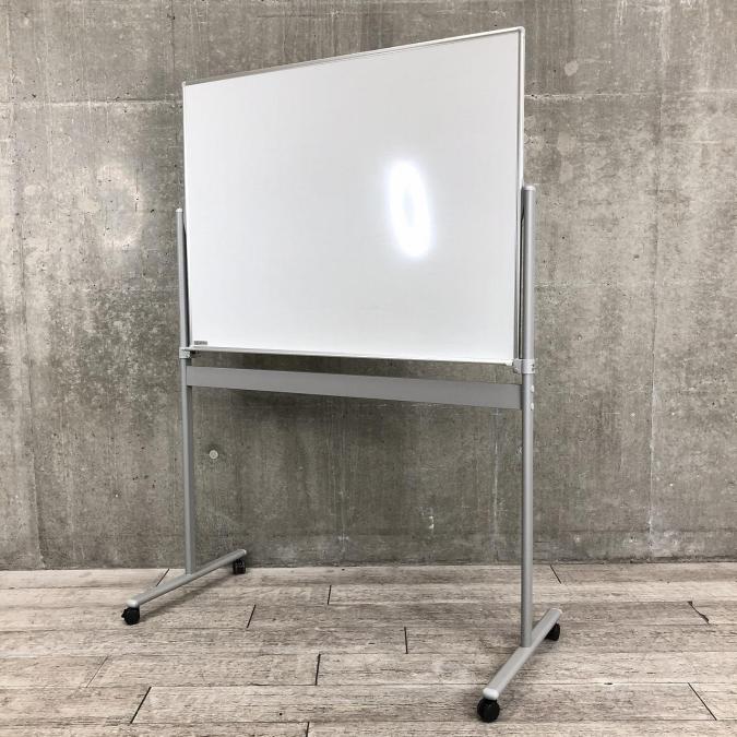 【自立式片面ホワイトボードが入荷！】■okamura（オカムラ）製　ホワイトボード　片面　■横幅1200㎜【キャスター付きで移動らくらく！】
                        その他シリーズ
                                    中古
            