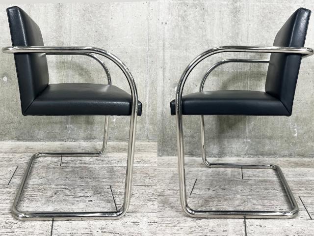 Knoll ミースファンデルローエ チューブラーチェア 布張 張地確認用 実直