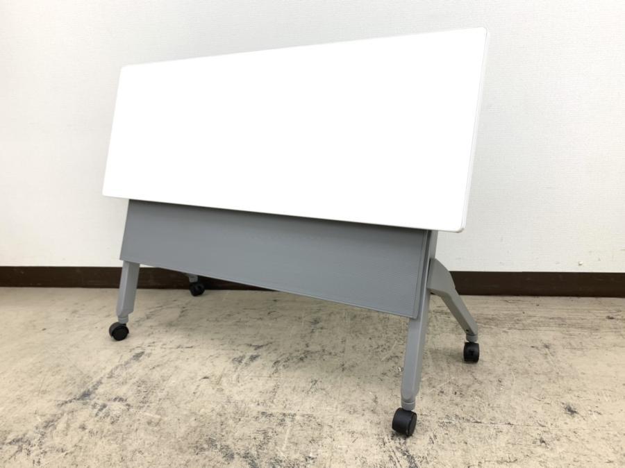 【定価約7万円】【横幅1200ｍｍサイズで２名使用にオススメなサイドスタックテーブルの入荷です！！】■オカムラ製　フラプター　サイドスタックテーブル
                        フラプター
                                    中古
            