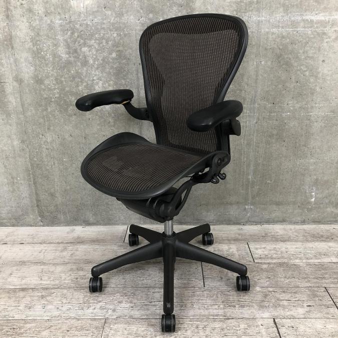 【中古】アーロンチェア Herman Miller/ハーマンミラー 肘付 