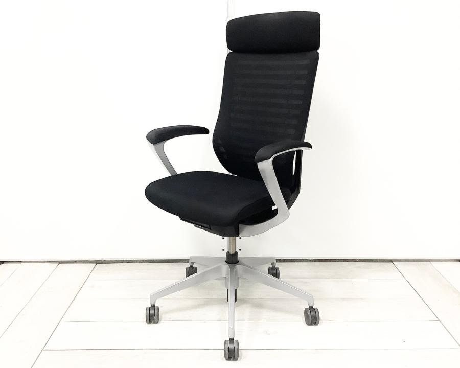 【限定1脚】有名国内メーカー製の定番シリーズより人気のエクストラハイバックモデルが入荷！
■イトーキ/エピオス/ブラック　メッシュ
                        エピオスチェア
                                    中古
            