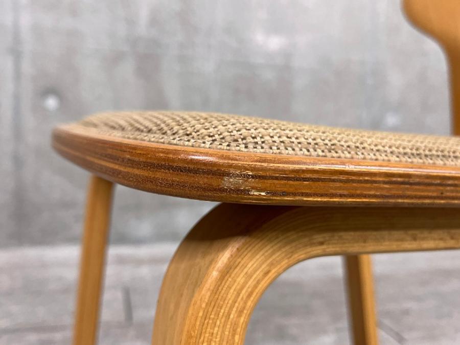 天童木工　松村勝男デザイン　チェア　茶色 T-5110 Easy chair Designed by Katsuo Matsumura for
