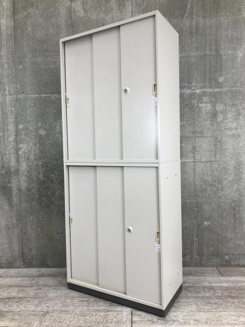 【定価約20万円】【上下三枚引き違い書庫セットの入荷です！】■コクヨ製　ビジネスウォールN　上下書庫セット
                        ビジネスウォールNタイプ
                                    中古
            