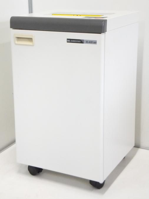 【新品定価60万越！】大人気シリーズ！業務用シュレッダーの定番、明光商会製！！I新品時同時裁断枚数35枚！
■明光商会/MS-ID431SEF
                        IDシリーズ
                                    中古
            