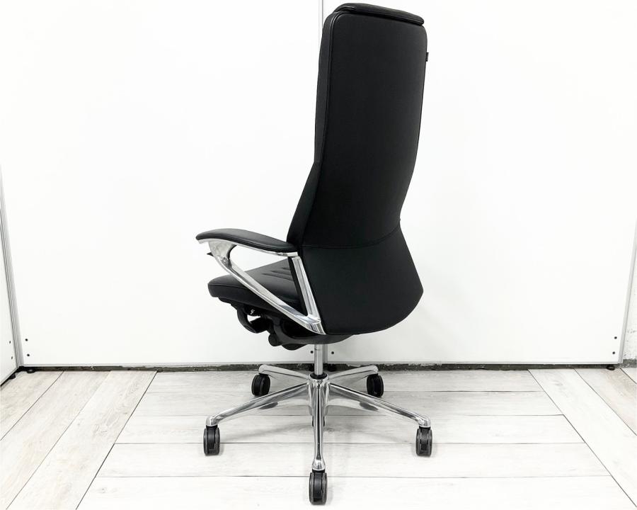 レトロ　チェア 中古】 CR37FR P676 オカムラ/okamura 肘付ハイバックチェア 453479