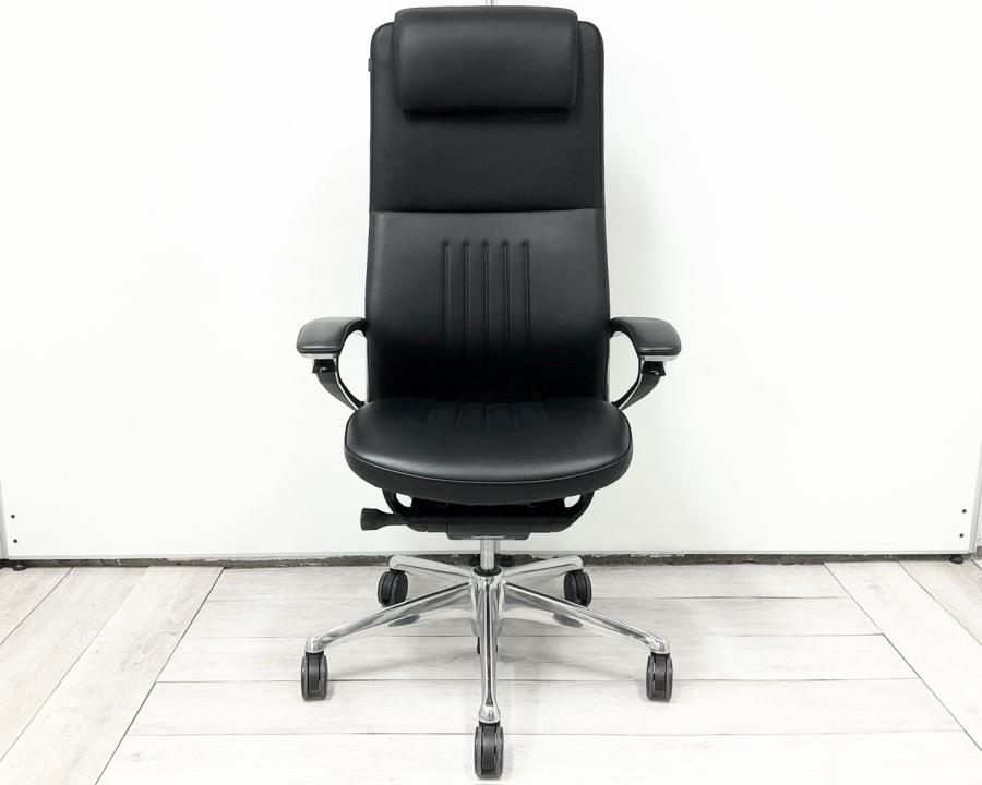 中古】 CR37FR P676 オカムラ/okamura 肘付ハイバックチェア 453479