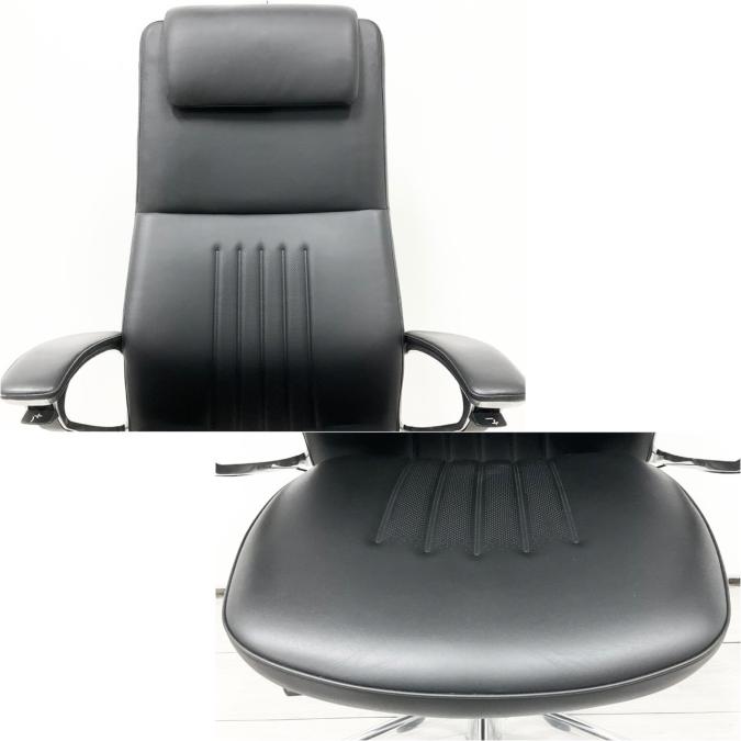 中古】 CR37FR P676 オカムラ/okamura 肘付ハイバックチェア 453479