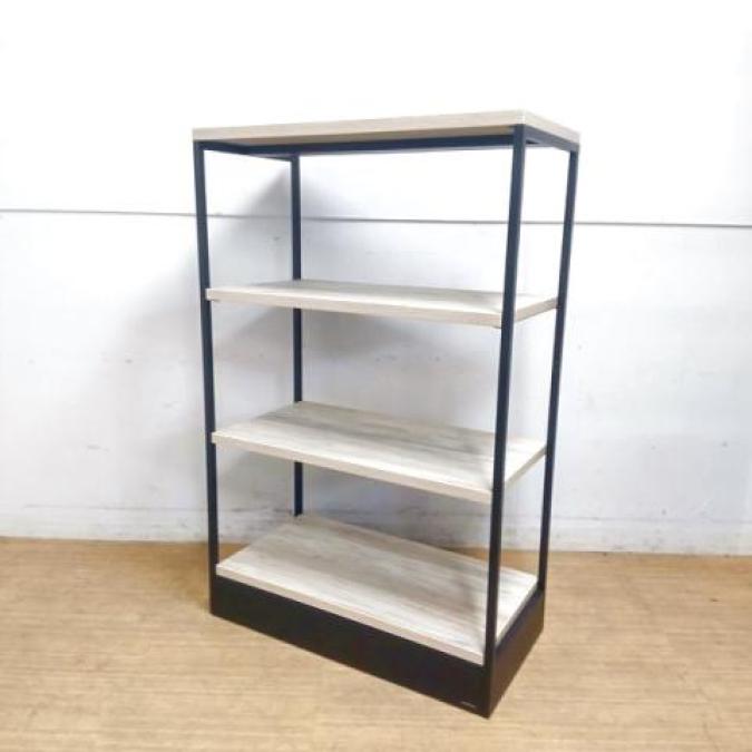 【限定2台入荷!!1!】【ABW商品】【サイズW900】オカムラ製　『Lives  Shelf（ライブス　シェルフ）ラック』シリーズ！　ナチュラル　話題のABW商品！　物を置くことはもちろん、空間をさりげなく仕切るパーテーションとなるシェルフです！耐荷重：30㎏まで置くことが可能。とても頑丈で、安心してお使いになれます！ブラック×ナチュラル仕様。オフィスバスターズ心斎橋
                        その他シリーズ
                                    中古
            