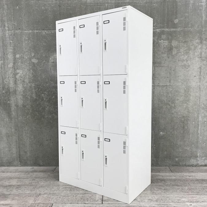 中古】 S-79-W ライオン 9人用更衣ロッカー 454429 - 中古