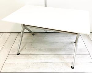 【現品限り】【コンパクトで使いやすいサイズ感が人気のミーティングテーブル！！】イトーキ　DDシリーズ　ホワイト W1200 会議　テーブル
