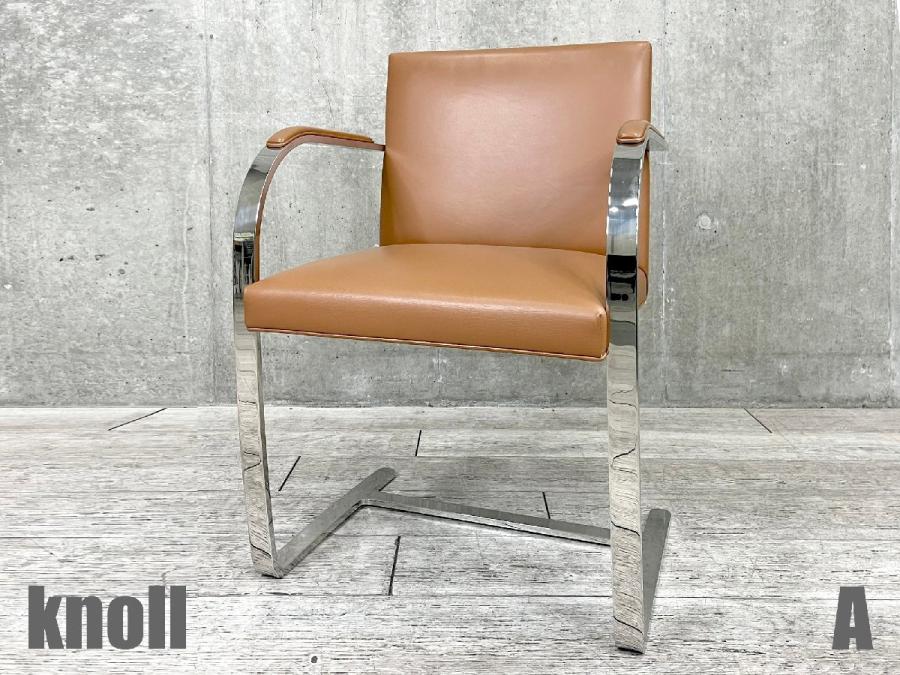 A)knoll/ノール　ミース・ファンデルローエ　ブルーノ アームチェア　ブラウン バウハウス
                        その他シリーズ
                                    中古
            