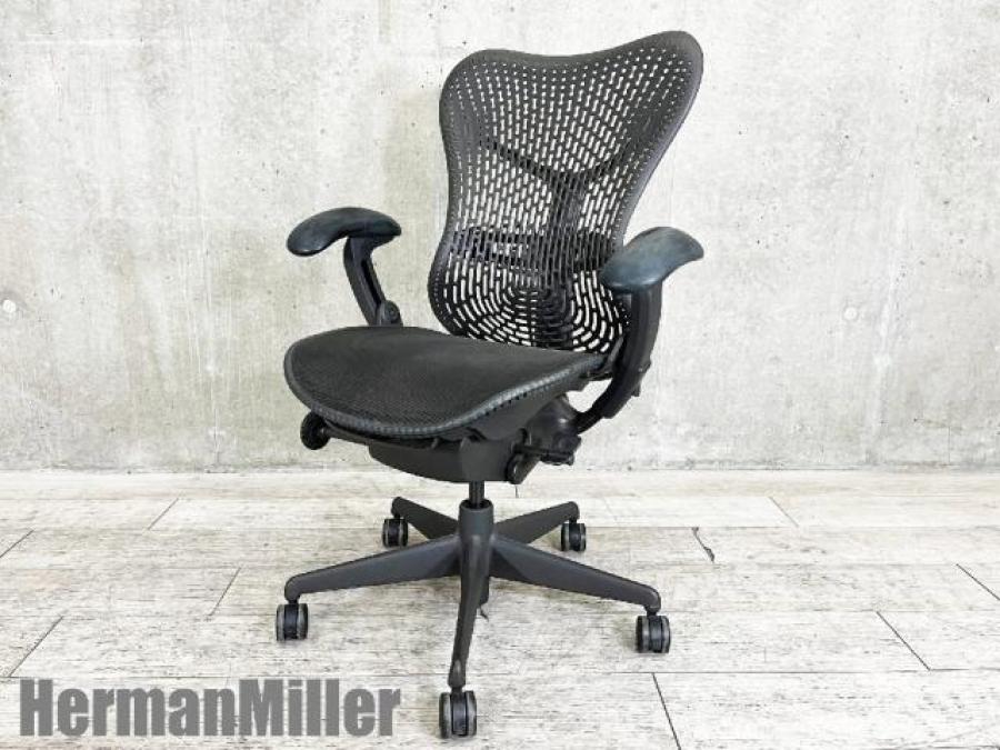 HermanMiller/ハーマンミラー　ミラチェア　ブラック　スタジオ7.5 が3脚入荷！！　九州　福岡　オフィスバスターズ
                        ミラアーム
                                    中古
            