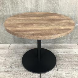 【カフェ風の空間を演出！】■オカムラ　アルトピアッツァシリーズ　丸型テーブル　W900mm　■オシャレな木目デザイン！