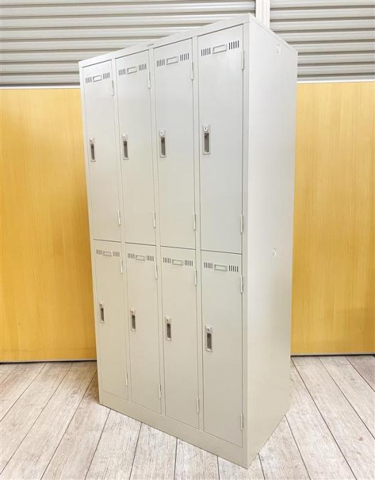 【大容量】生興　8人用更衣ロッカー【多人数】
                        ＳＬＫロッカー
                                    中古
            