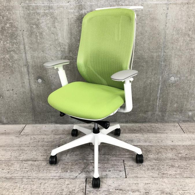 中古】シルフィーメッシュ C686XW-FMP5 オカムラ/okamura 肘付  