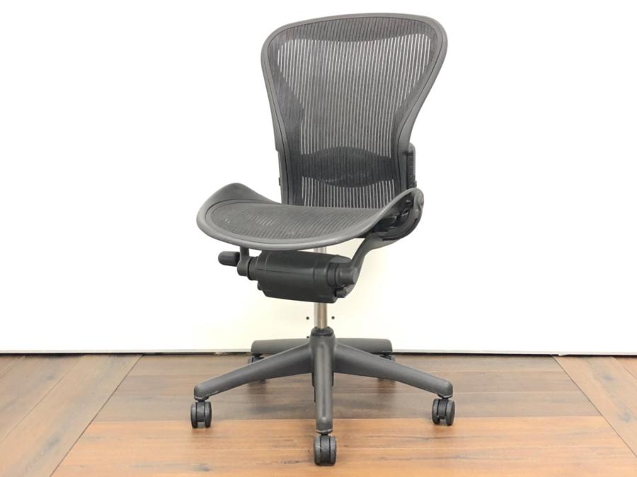 【中古】アーロンチェア Herman Miller/ハーマンミラー 肘無 