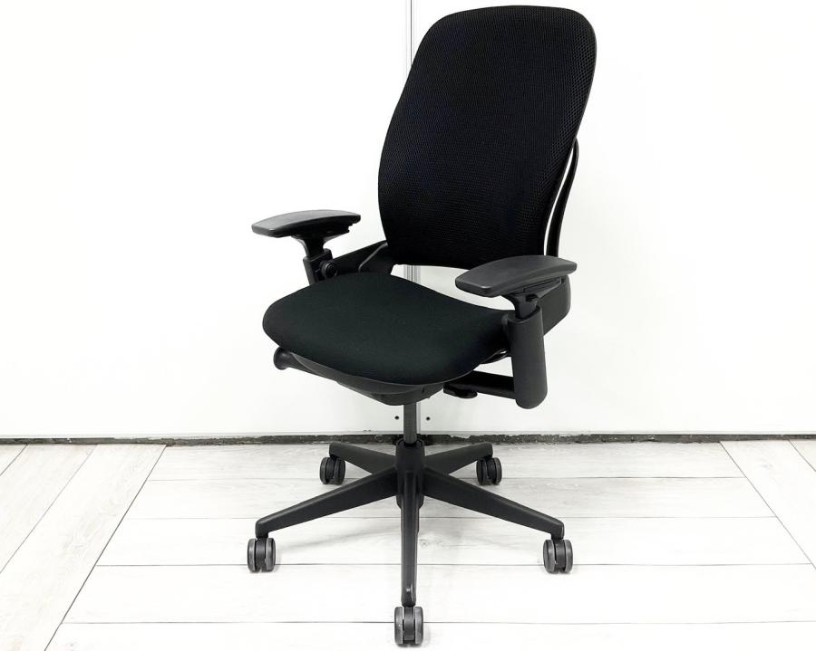 中古】リープV2 Steelcase/スチールケース 肘付ハイバックチェア ...