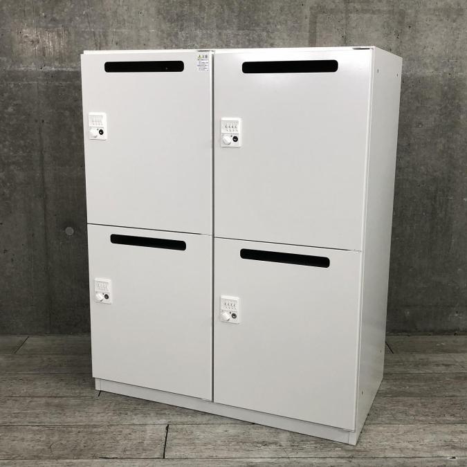 【在庫入れ替えセール！】■ITOKI（イトーキ）製　M型シリーズ　4人用パーソナルロッカー　■ダイヤル錠　投函口付き【マスターキー作成不可】 【弊社使用欄：A00900527】
                        M型
                                    中古
            