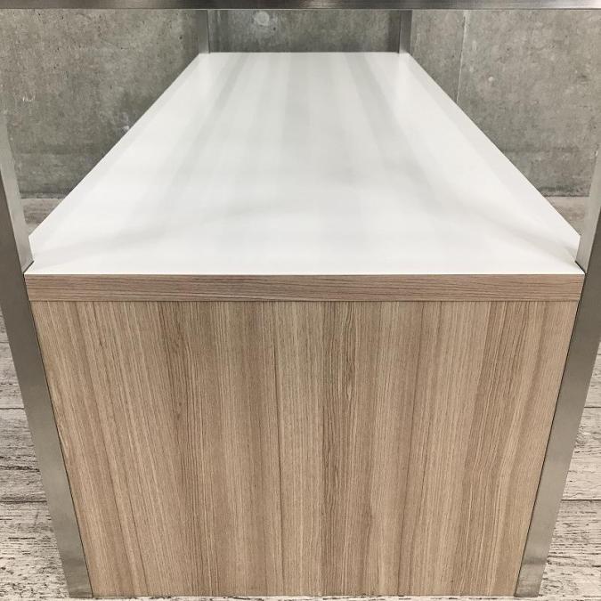 ガラスショーケース ローケース 両開き 棚1段 1800×600×955 中古
