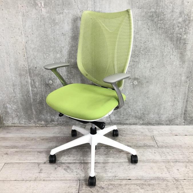 3脚入荷！【前傾チルト付き】気持ちを爽やかにリフレッシュ！木目デスクとも相性バッチリなライムグリーンの最高級メッシュチェアが入荷です！■オカムラ（okamura）製　Sabrina（サブリナ）　ハイバック　■固定肘付き　■ライムグリーン×ホワイト【オフィスにもご自宅用にも！】
                        サブリナ
                                    中古
            