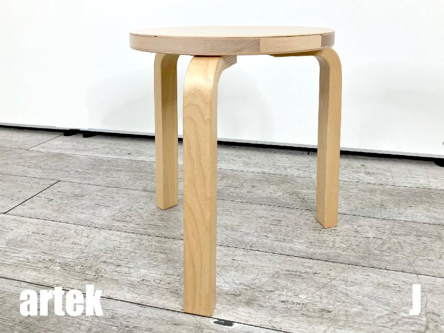 J)artek/アルテック　スツール60　アルヴァ・アールト　北欧　フィンランド　3本足　バーチ
                        その他シリーズ
                                    中古
            