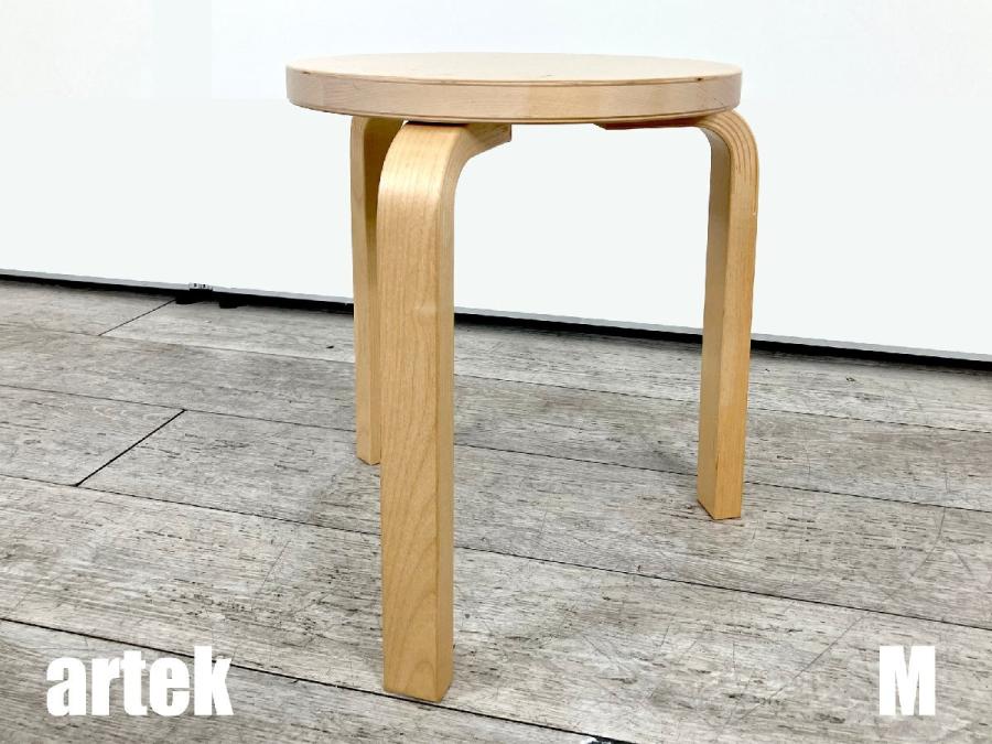 M)artek/アルテック　スツール60　アルヴァ・アールト　北欧　フィンランド　3本足　バーチ
                        その他シリーズ
                                    中古
            