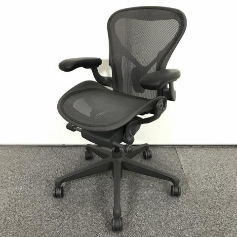 【中古】アーロンチェア Herman Miller/ハーマンミラー 肘付ハイバックチェア 461917