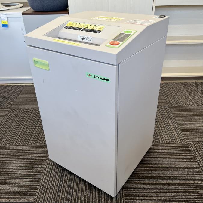 【シグマ技研のシュレッダー】シグマ技研　シュレッダー　SGX-N314P　裁断機　書類　福岡　九州
                        シグマシュレッダ
                                    中古
            