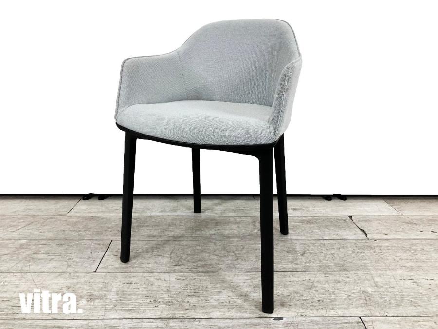 【2020年製】vitra/ヴィトラ　SOFTSHELL CHAIR/ソフトシェル 4レッグチェア　ロナン＆エルワン・ブルレック　ライトグレー系　hhstyle
                        ソフトシェル チェア　Softshell
                                    中古
            