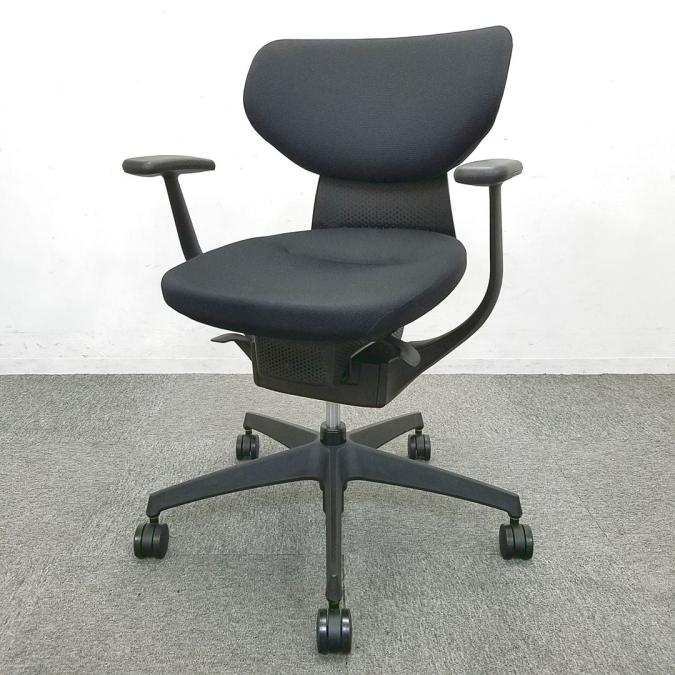 中古】イング CR-G3201 コクヨ/KOKUYO 肘付ローバックチェア