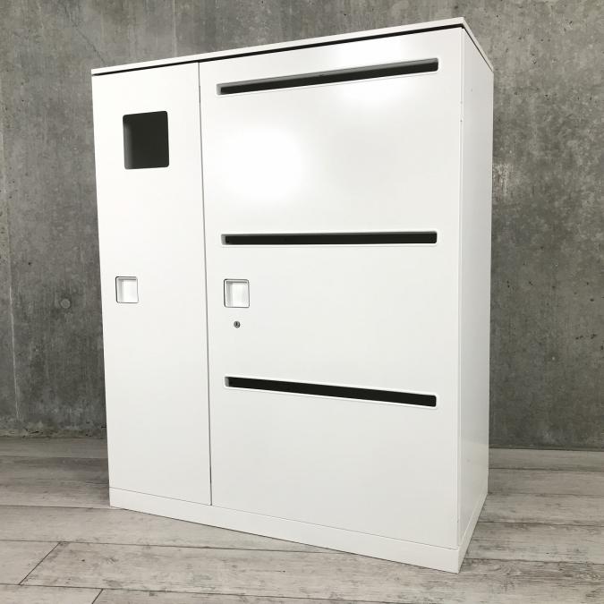 【2台限定】希少品入荷！オカムラ製リサイクルトラッシュユニット！天板・投入口付で使い勝手良！　■オカムラ/レクトライン/ホワイト　オフィスバスターズ　梅田本店
                        レクトライン
                                    中古
            