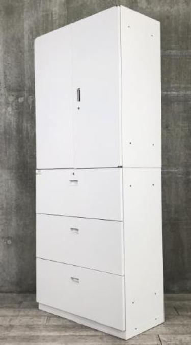 【定価約18万円】【両開き書庫と３段ラテラル書庫の上下セット商品】■イトーキ製　シンライン　上下書庫セット@f9
                        シンライン
                                    中古
            