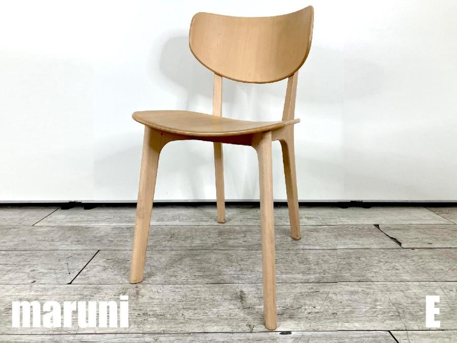 E）MARUNI / マルニ木工　Roundish / ラウンディッシュ 　ダイニングチェア　ビーチ材　深澤 直人
                        その他シリーズ
                                    中古
            