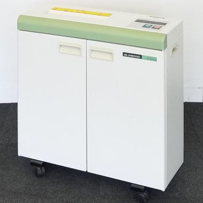 【1台入荷】明光商会製の業務用シュレッダーが入荷！中古　シュレッダー　OA機器　精密機械　セキュリティ　個人情報保護法　V231CL
                        Vシリーズ
                                    中古
            