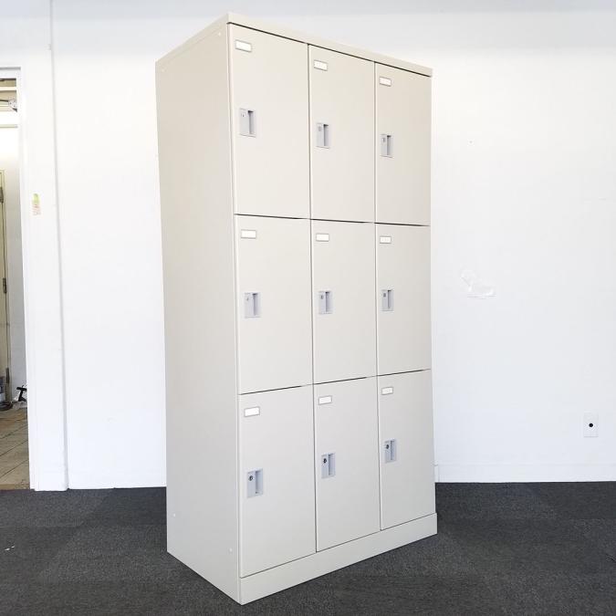 中古】ZLKロッカー ZLK-LN930F1 コクヨ/KOKUYO 9人用更衣