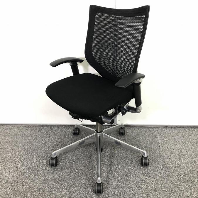 【人間工学に基づいた快適設計で身体にやさしくフィット！】■オカムラ製　バロンチェア　■ローバック　可動肘付　ブラック　ポリッシュフレーム　背面メッシュ　【ベストなポジションが得られる先進設計！】
                        バロンチェア
                                    中古
            