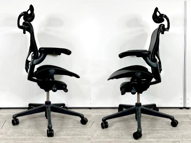 【中古】アーロンチェア Herman Miller/ハーマンミラー 肘付ハイバックチェア 466701